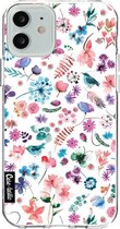 Casetastic Apple iPhone 12 / iPhone 12 Pro Hoesje - Softcover Hoesje met Design - Flowers Wild Nature Print