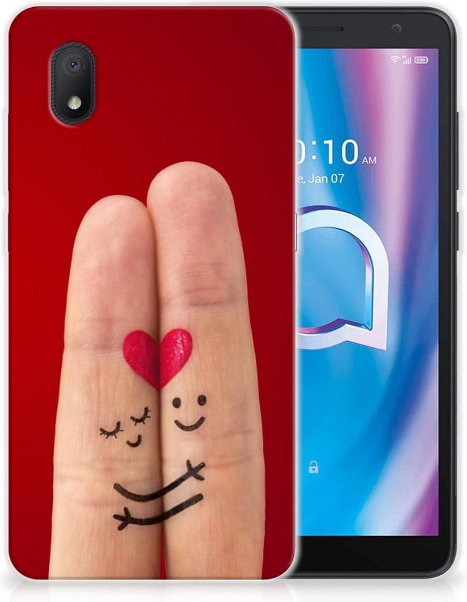 Back Cover voor Alcatel 1B (2020) Silicone Back Cover Liefde - Origineel Romantisch Cadeau