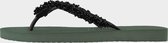 Uzurii Black Coral dames slippers, Army Green, maat: 41/42