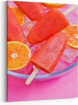 Schilderij - Healthy refreshing popsicles — 60x90 cm