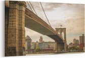 Schilderij - New York bridge — 100x70 cm