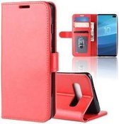 Samsung S10 PLUS Hoesje Wallet Case Rood