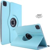 Draaibaar Hoesje 360 Rotating Multi stand Case - Geschikt voor: Apple iPad Pro 11 inch (2020) - Apple iPad Pro 11 inch (2021) - Apple iPad Pro 2022 11 - Licht blauw