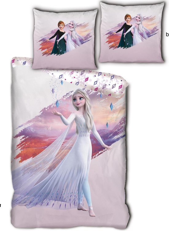 Disney Frozen Dekbedovertrek Elsa - Eenpersoons - 140 x 200 cm - Polyester - Disney Frozen