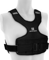 X-Vest gewichtsvest 5 kg 1200D nylonweefsel borstriem zwart