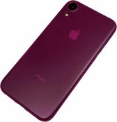 Apple iPhone Xr - Ultra dun transparant hard hoesje Liv roze - Geschikt voor