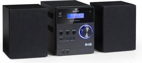 Schurk methodologie Knikken MC-20 DAB micro stereo-installatie - DAB+ - Bluetooth - Afstandsbediening -  Zwart | bol.com