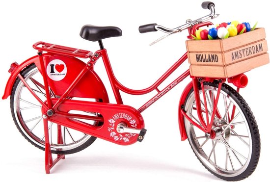 Velo Miniature Matix Old Dutch 30 X 16 Cm Metal Rouge bol