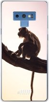 Samsung Galaxy Note 9 Hoesje Transparant TPU Case - Macaque #ffffff