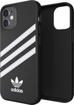 adidas Moulded Case PU hoesje voor iPhone 12 mini - Zwart