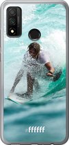 Huawei P Smart (2020) Hoesje Transparant TPU Case - Boy Surfing #ffffff