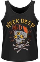 Neck Deep Tanktop -M- Skulls Zwart