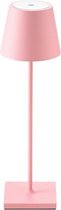 Extralux Nuindi S tafellamp Accu LED 2,2 Watt – 2700K 180Lm - Roze