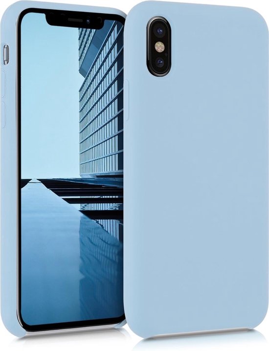 Aan boord Bereid abces kwmobile telefoonhoesje voor Apple iPhone X - Hoesje met siliconen coating  -... | bol.com