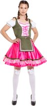 Folat - Oktoberfest Dirndl Jurk Roze maat XXL (44) - Carnavalskleding - Carnavals kostuum - carnavalskleding dames - verkleedkleding