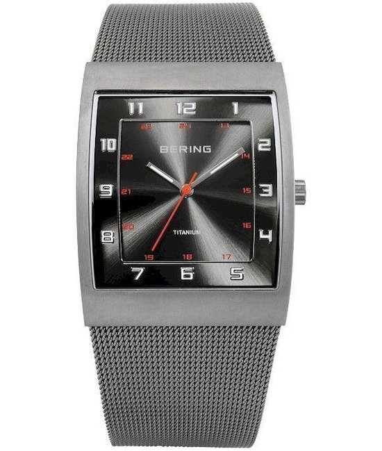 BERING 11233-077 - Horloge - Staal - Grijs - Ø 33 mm | bol.com