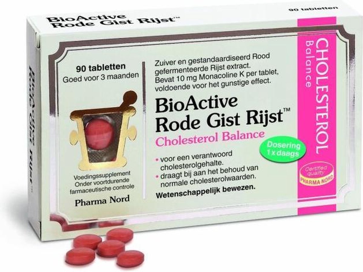 Iedereen Beoefend Attent Bioactive rode gist rijst - 90 tabletten - Voedingssupplementen | bol.com