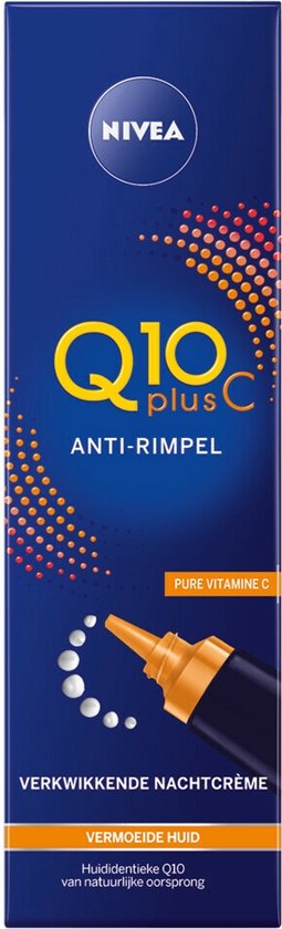 NIVEA Q10plusC Anti-Rimpel +Energy Verkwikkende Nachtcrème - NIVEA
