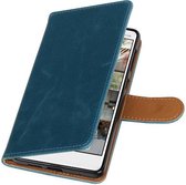 Wicked Narwal | Pull-UP bookstyle / book case/ wallet case Hoes voor Nokia 7 Blauw