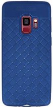 Wicked Narwal | Geweven TPU Siliconen Case voor Samsung Galaxy S9 Blauw