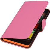 Wicked Narwal | bookstyle / book case/ wallet case Hoes voor Microsoft Microsoft Lumia 640 XL Roze
