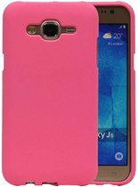 Wicked Narwal | Sand Look TPU Hoesje voor Samsung galaxy j5 2015 J500F Roze