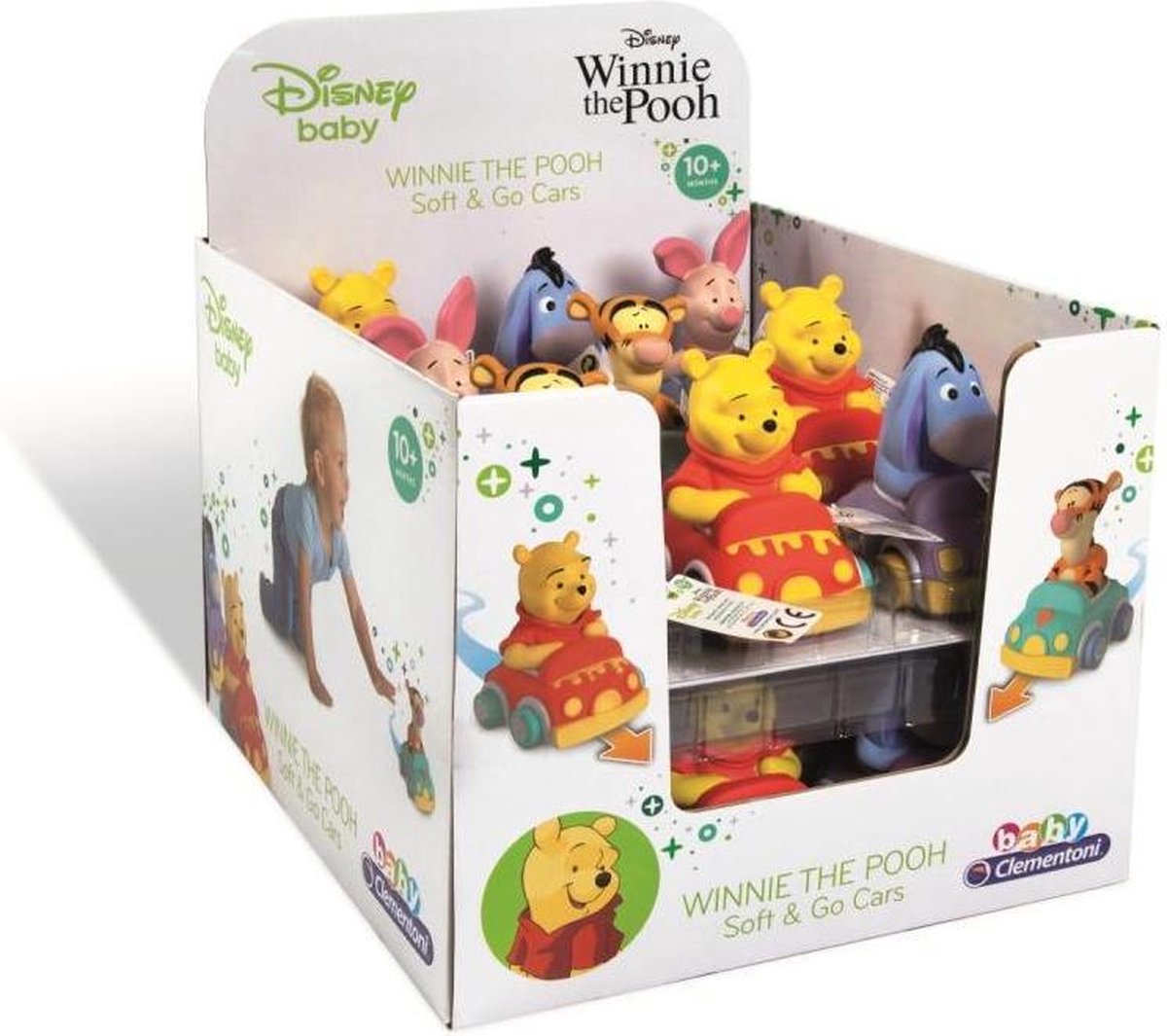 Clementoni - Disney Winnie Pooh Soft & Go Cars |