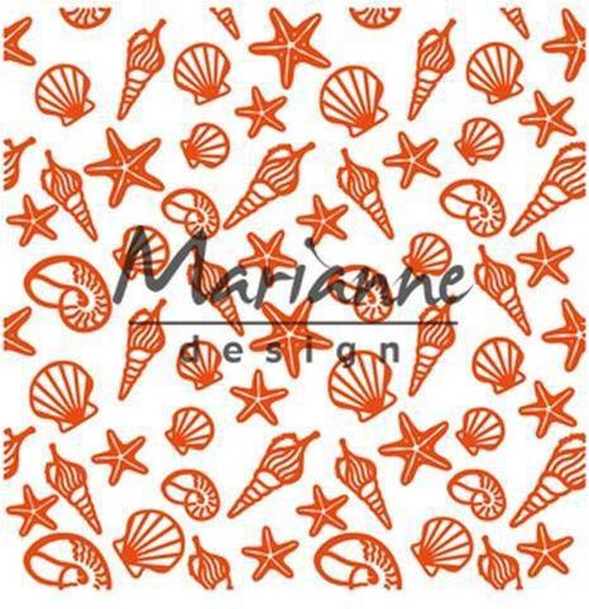 Marianne Design Embossing Folder - Zeeschelpen