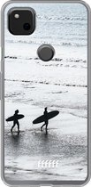 Google Pixel 4a Hoesje Transparant TPU Case - Surfing #ffffff