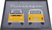 Nostalgic Art Deurmat VW T2 Front Back - Oranje