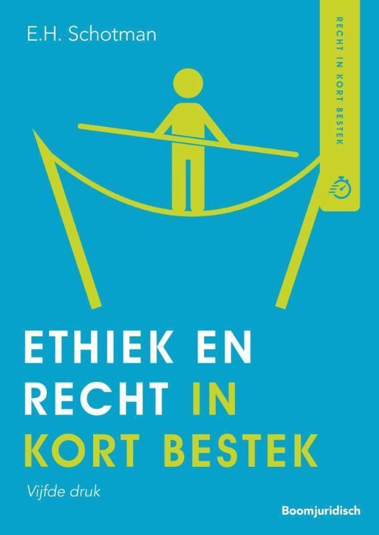 HBO-reeks - Ethiek en recht in kort bestek - cover