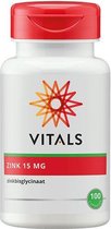 Vitals Zink 15 mg Voedingssupplement - 100 vegicaps