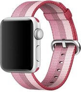 watchbands-shop.nl Nylon bandje - Series 1/2/3/4 (42&44mm) - Roze