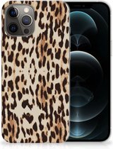 TPU Silicone Hoesje iPhone 12 Pro Max Telefoonhoesje Leopard