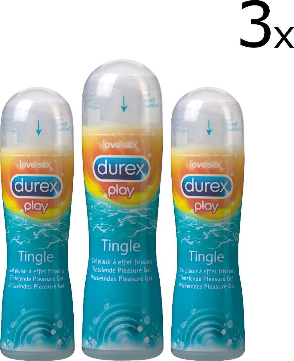 Lubrifiants Durex Play Tingle Me 50 ml pack de 3