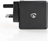 Nedis Thuislader | 3,0 USB Type-A - USB Type-C - 45 W | Zwart
