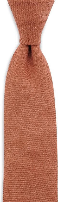 Cravate Sir Redman Soft Touch cuivre, coton soft au toucher