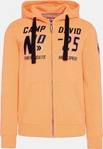 Camp David ® Sweatshirt met capuchon Racing, oranje