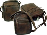 Luxe Leren Schoudertas | Tas | Unisex | Tassen | Leer Tas | Portemonnee | Cambridge