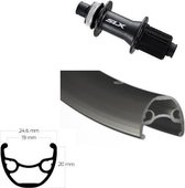 KGS ACHTERWIEL RYDE RIVAL ZWART  28 (622) 8/9 SPEED SHIM. SLX-FH-M678