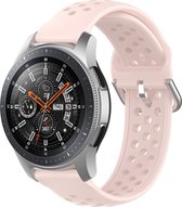 Vivoactive / Vivomove silicone dubbel gesp band - roze - Geschikt voor Garmin