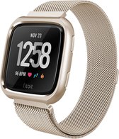 Versa milanese case band - champagne - Geschikt voor Fitbit