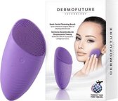 Dermofuture - Sonic Facial Cleansing Brush Mini Sonic Toothbrush For Facial Cleansing Purple