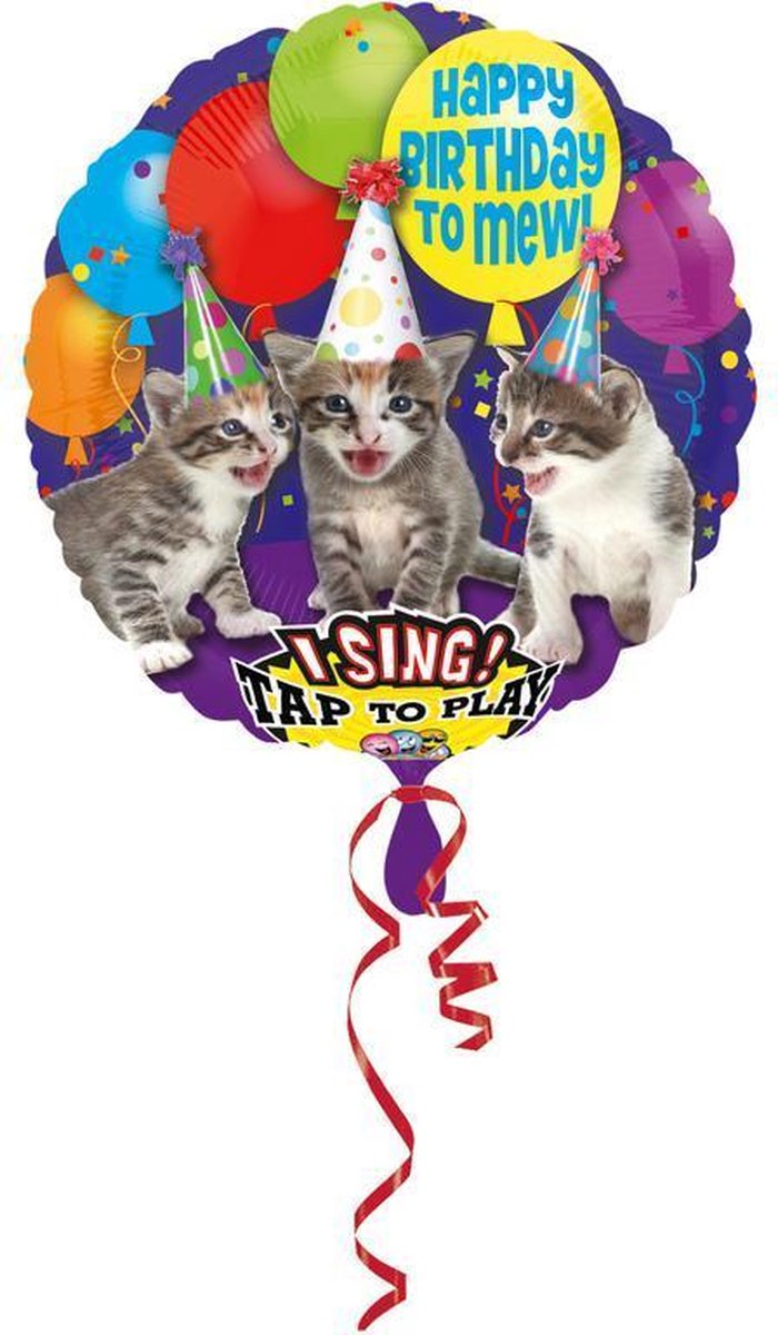 Amscan Ballon Aluminium Joyeux Anniversaire Chats Avec Musique Sans Bol Com Amscan Ballon Aluminium Joyeux Anniversaire Chats Avec Musique Sans Bol Com
