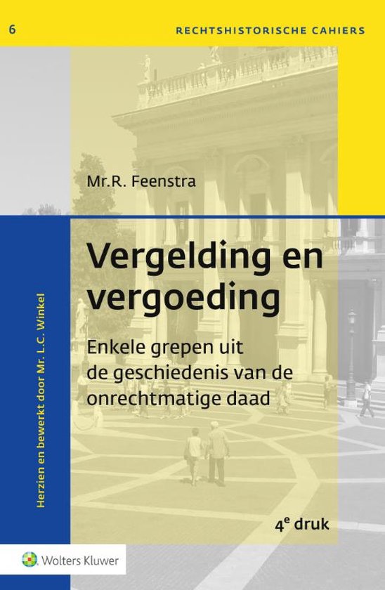 Boek cover Vergelding en vergoeding van R. Feenstra