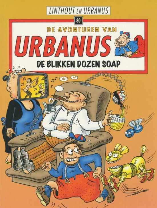 Cover van het boek 'Urbanus / 080 De blikken dozen soap' van  Linthout en  Urbanus