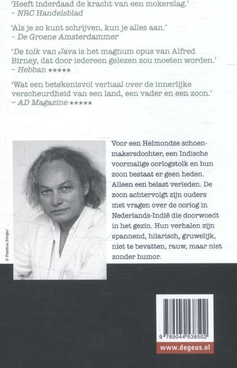 De tolk van Java - back cover