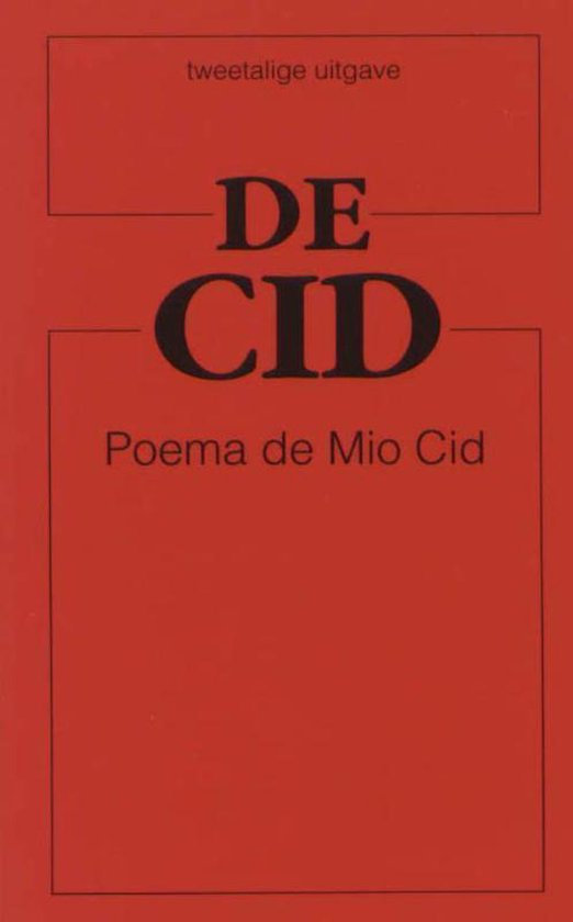 Cover van het boek 'De Cid Poema de mio Cid / druk 1' van J.M. Brinkman
