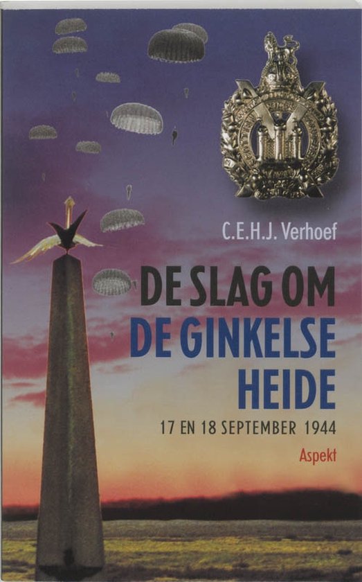 Cover van het boek 'Slag om de ginkelse heide' van C.E.H.J. Verhoef