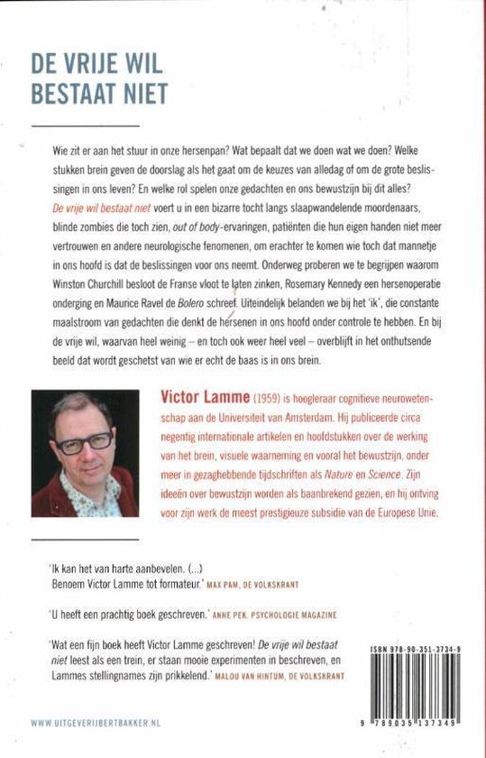 De vrije wil bestaat niet